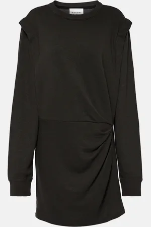 Marant Etoile Michaela ruched cotton-blend minidress