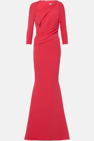 Safiyaa Pollina crÃªpe gown