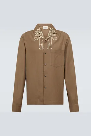 Nanushka Duco embroidered shirt
