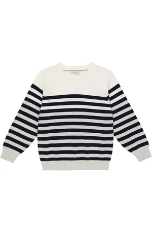 Brunello Cucinelli Striped cotton sweater