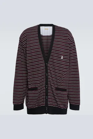 UNDERCOVER Striped cotton cardigan