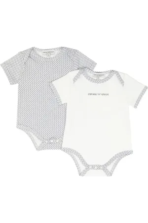 Emporio Armani Baby set of 2 cotton bodysuits