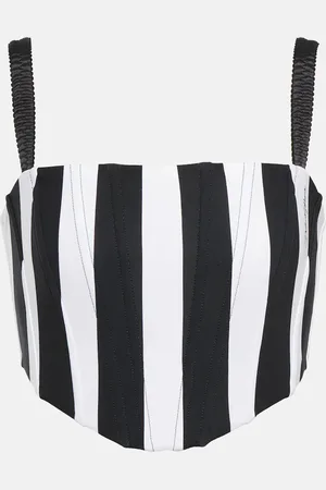 Dolce & Gabbana Portofino striped corset top