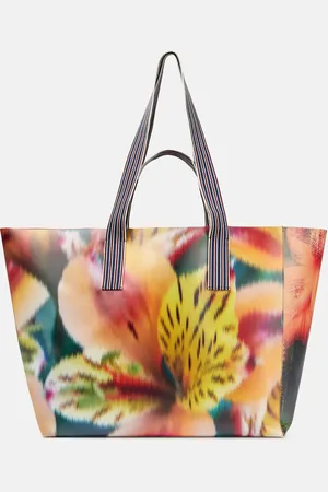DRIES VAN NOTEN Floral PVC tote bag