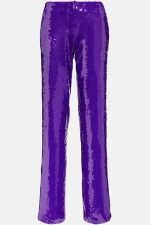 LAQUAN SMITH Sequined wide-leg pants