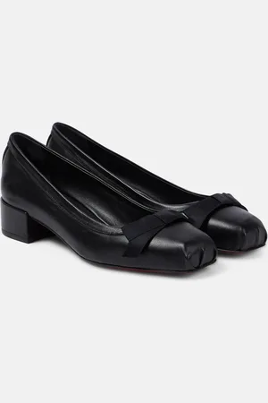 Christian Louboutin Mamaflirt 30 bow-detail leather pumps