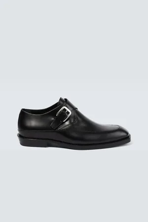 DRIES VAN NOTEN Leather monk shoes