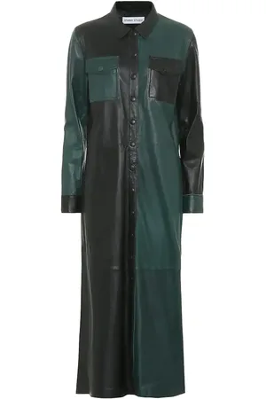 Stand Studio Alte leather midi dress