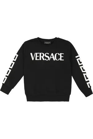 VERSACE Logo cotton sweatshirt