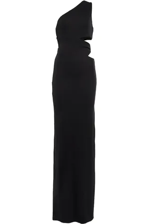 Staud Letta one-shoulder cutout maxi dress