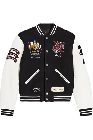 AMIRI Vintage Patch wool-blend varsity jacket