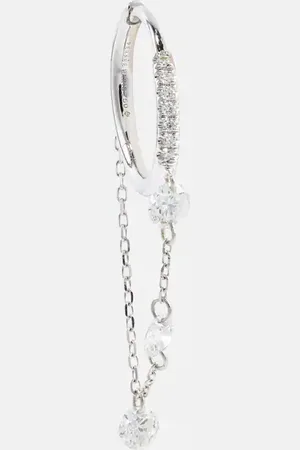 PERSÉE PersÃ©e 18kt gold single earring with diamonds