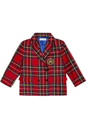 Dolce & Gabbana Checked tartan wool blazer