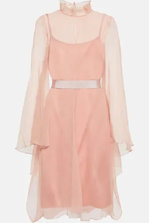 Max Mara Bridal Alma slip silk minidress with cover-up