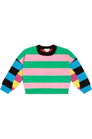Stella McCartney Striped cotton and wool sweater