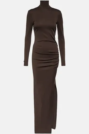 Dolce & Gabbana Turtleneck jersey maxi dress