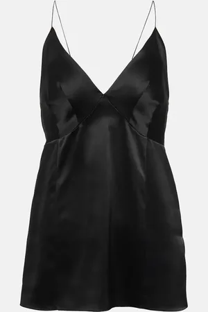 Khaite Grisella silk camisole top