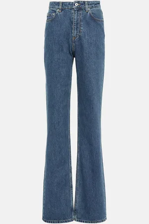 Burberry High-rise straight-leg jeans