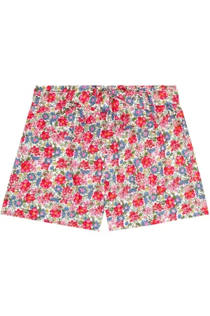 Ralph Lauren Belted floral cotton shorts