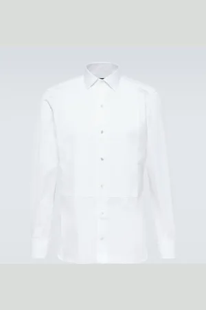 Ermenegildo Zegna Cotton piquÃ© tuxedo shirt