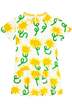 Stella McCartney Floral cotton jersey dress