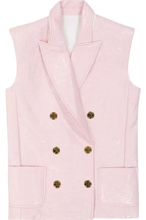 Balmain Coated cotton-blend vest