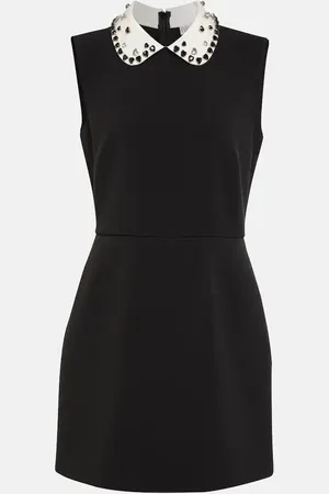 RED Valentino Embellished cady minidress