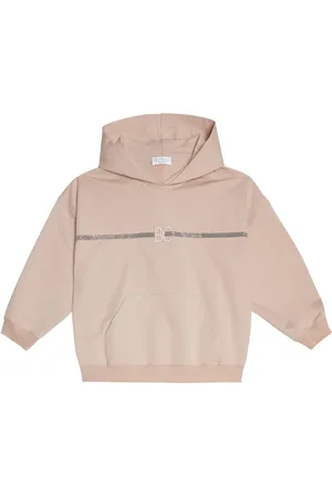 Brunello Cucinelli Embellished cotton hoodie