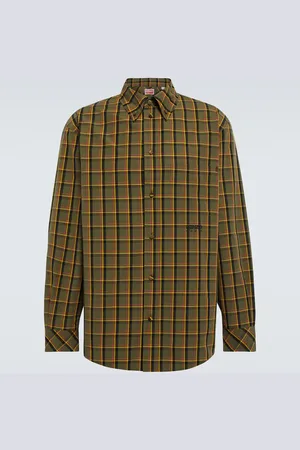 Kenzo Checked cotton poplin shirt