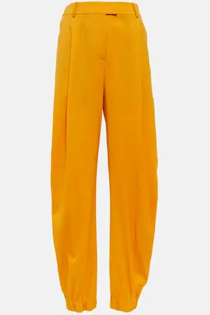 The Attico Rey high-rise wool gabardine pants