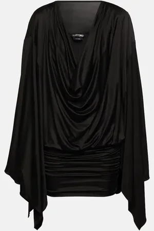 Tom Ford Slick ruched jersey minidress