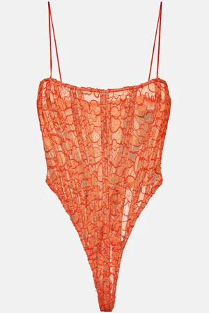LAQUAN SMITH Lace bodysuit