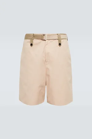 SACAI Cotton chino shorts
