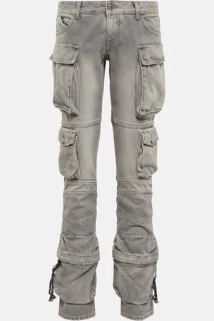 The Attico Essie denim cargo pants