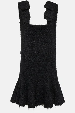 Jil Sander Mohair-blend bouclÃ© minidress