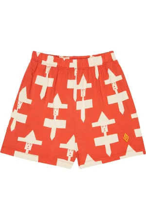 The Animals Observatory Mole printed jersey cotton shorts