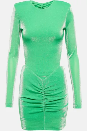 ROTATE Ruched minidress