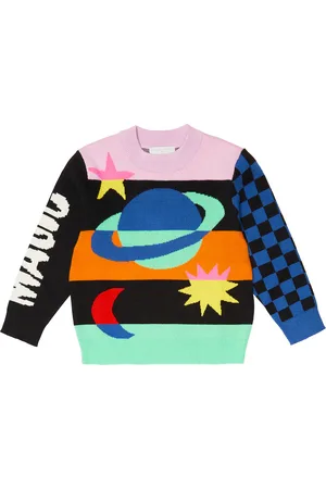 Stella McCartney Jacquard cotton-blend sweater