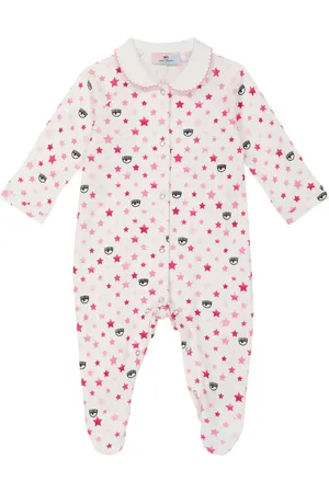 MONNALISA X Chiara Ferragni Baby allover rainbow onesie