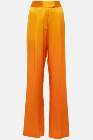 The Sei High-rise silk wide-leg pants