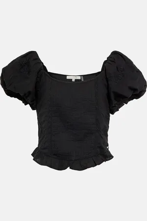LOVESHACKFANCY Breonna cotton top