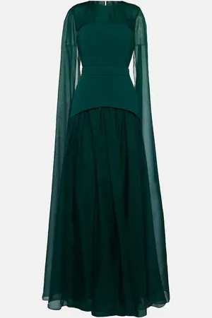 Safiyaa Gloria crÃªpe gown
