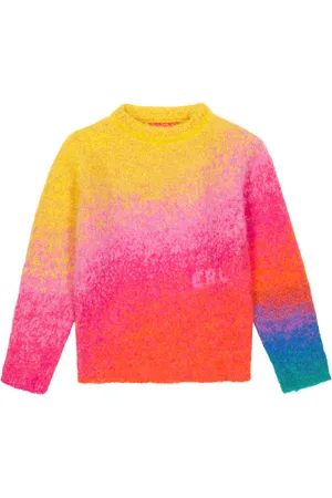 ERL Logo rainbow knit sweater