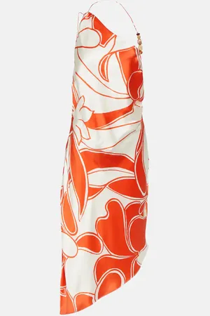 SIR Ramona printed silk midi dress