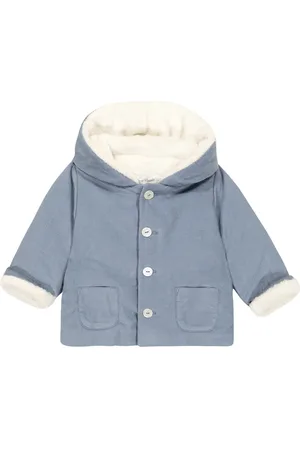 Tartine Et Chocolat Baby faux fur-lined coat