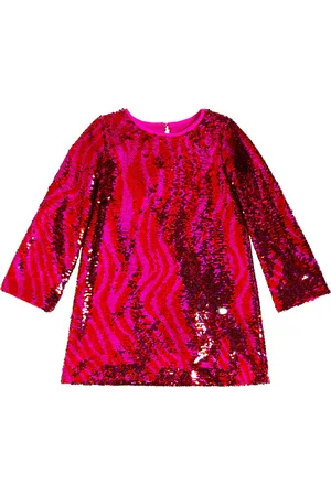 MONNALISA Sequined jersey dress