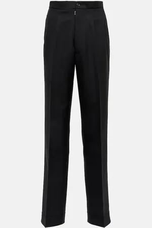 Maison Margiela High-rise tapered wool pants