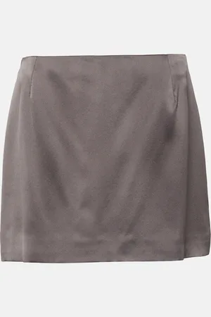 Peter Do Silk charmeuse miniskirt