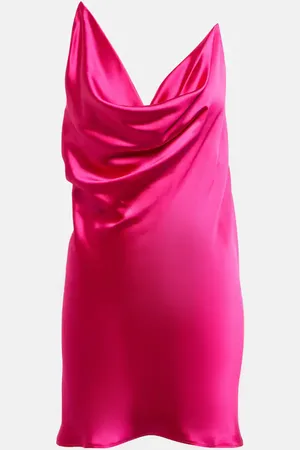 Y / PROJECT Invisible strap satin minidress