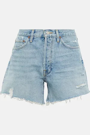 AGOLDE Parker mid-rise denim shorts